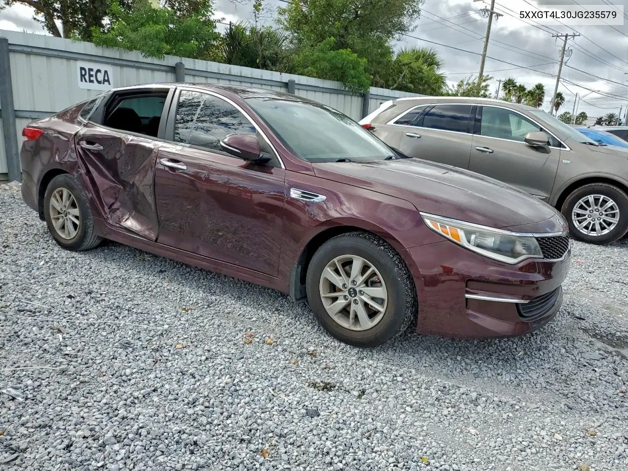 5XXGT4L30JG235579 2018 Kia Optima Lx