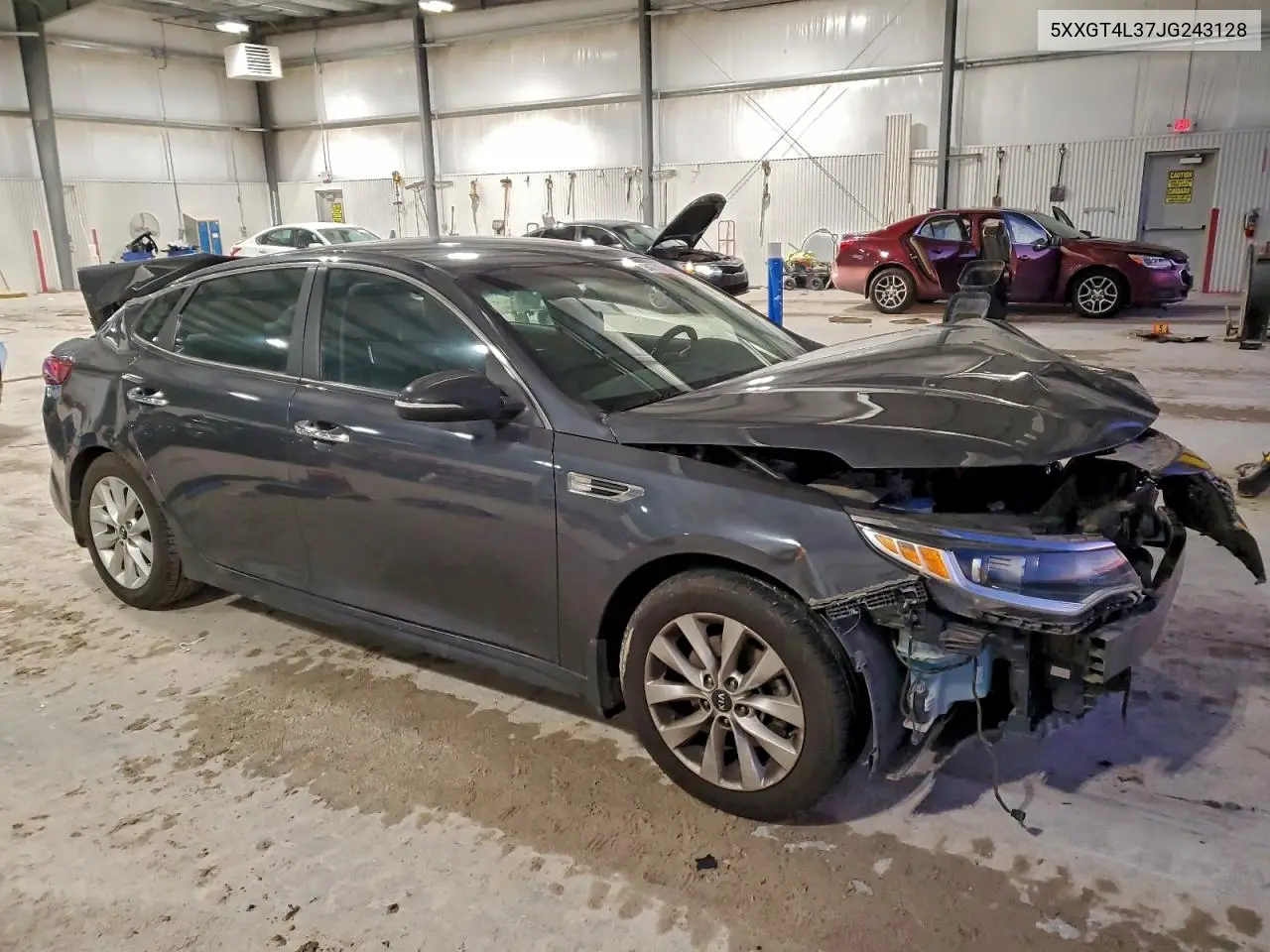 5XXGT4L37JG243128 2018 Kia Optima Lx