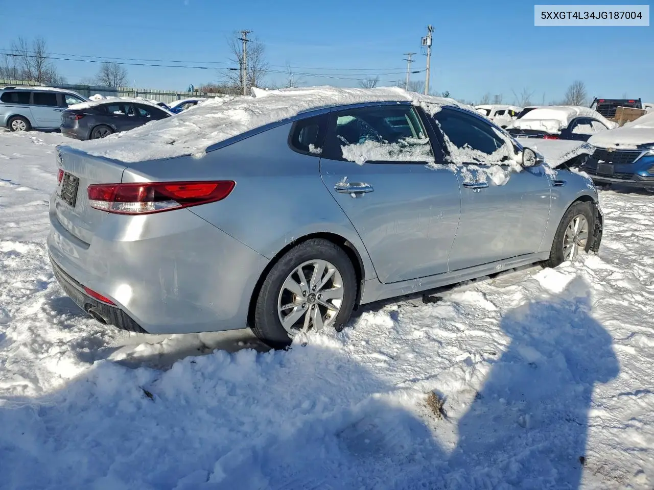 5XXGT4L34JG187004 2018 Kia Optima Lx