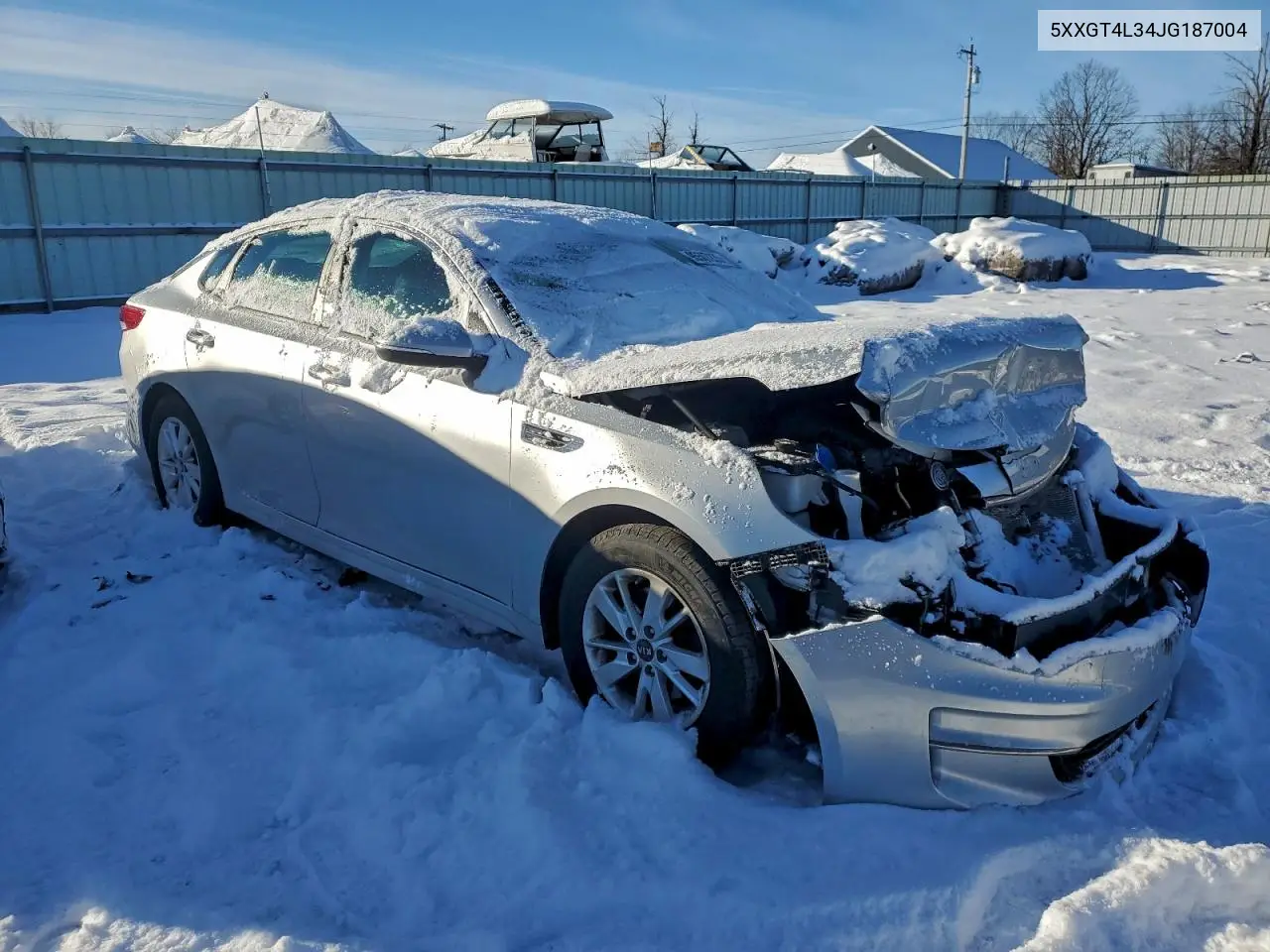 5XXGT4L34JG187004 2018 Kia Optima Lx