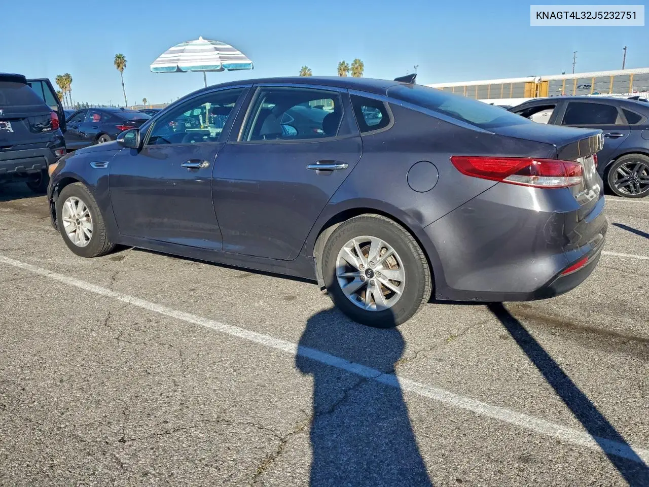 KNAGT4L32J5232751 2018 Kia Optima Lx