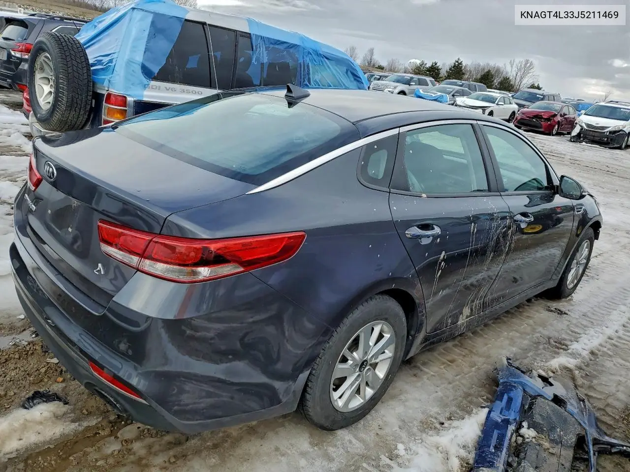KNAGT4L33J5211469 2018 Kia Optima Lx