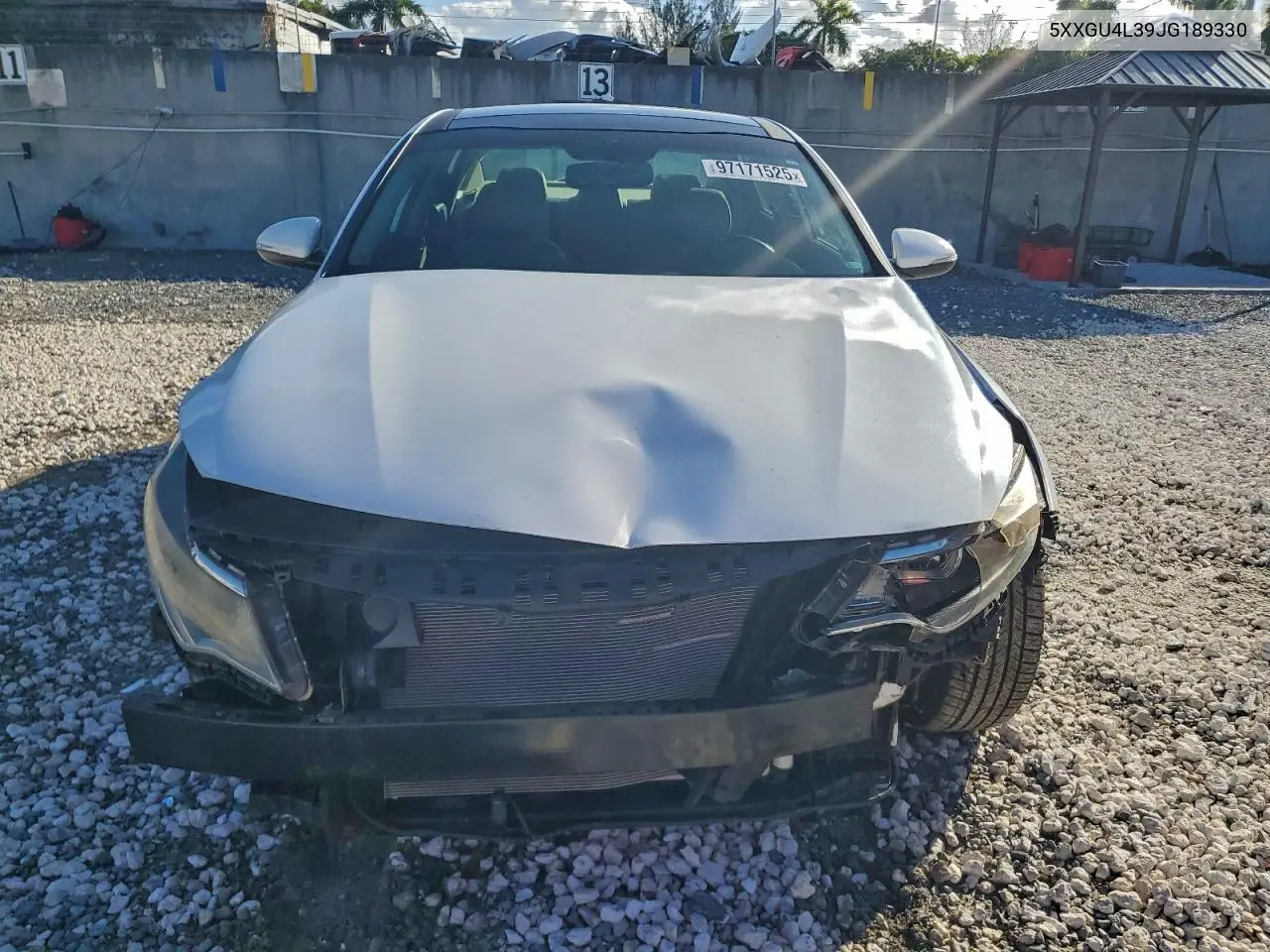 5XXGU4L39JG189330 2018 Kia Optima Ex