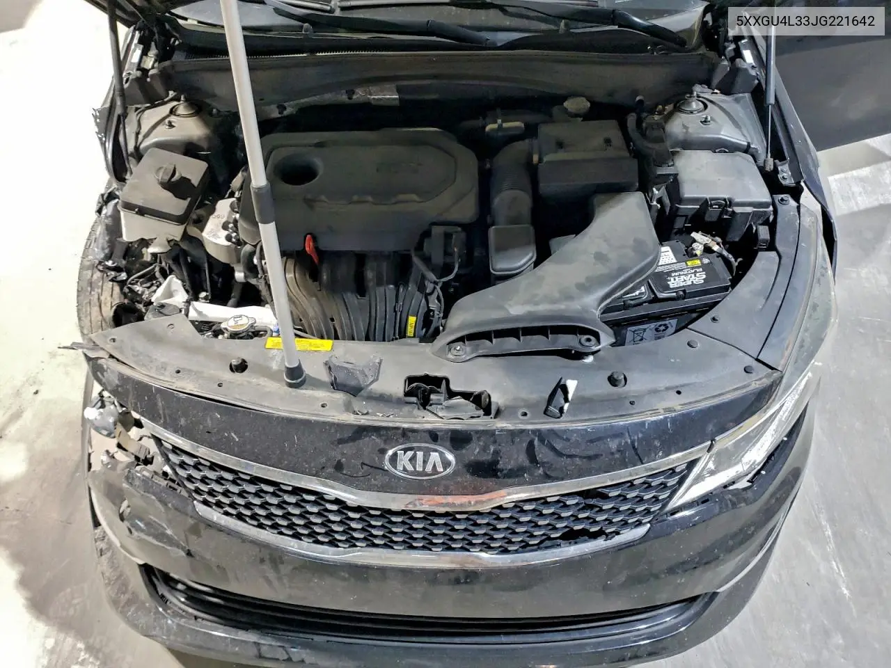 5XXGU4L33JG221642 2018 Kia Optima Ex