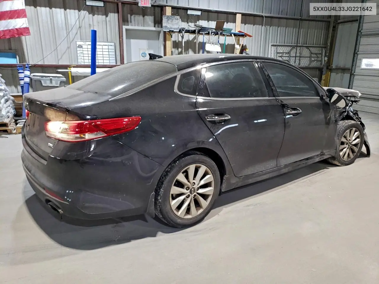 5XXGU4L33JG221642 2018 Kia Optima Ex