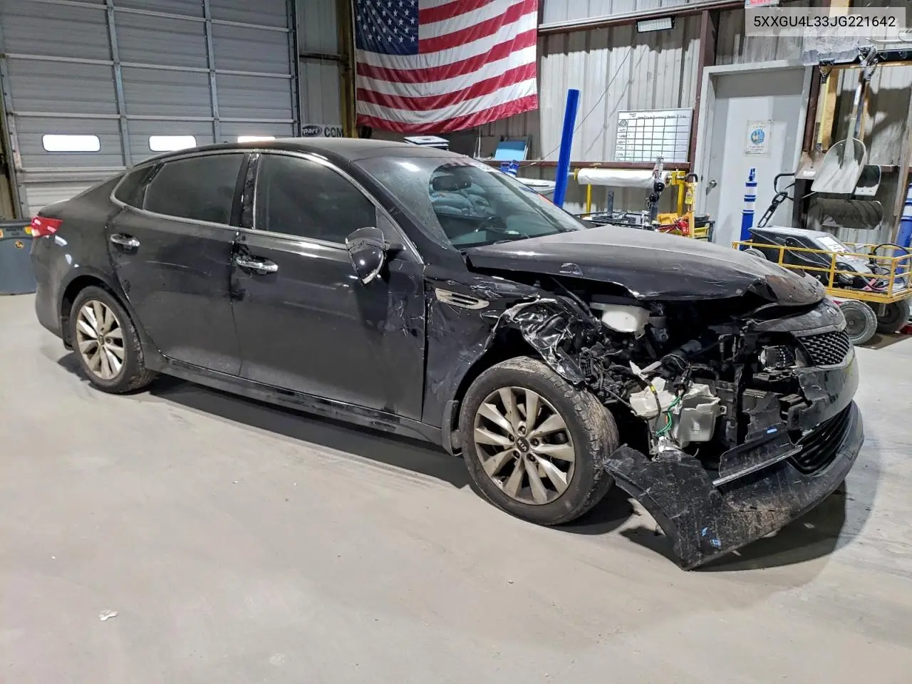5XXGU4L33JG221642 2018 Kia Optima Ex