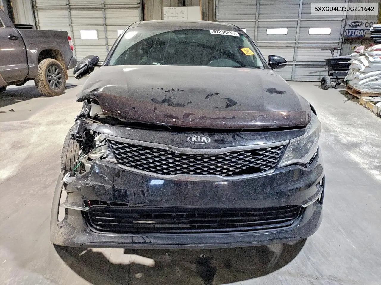 5XXGU4L33JG221642 2018 Kia Optima Ex