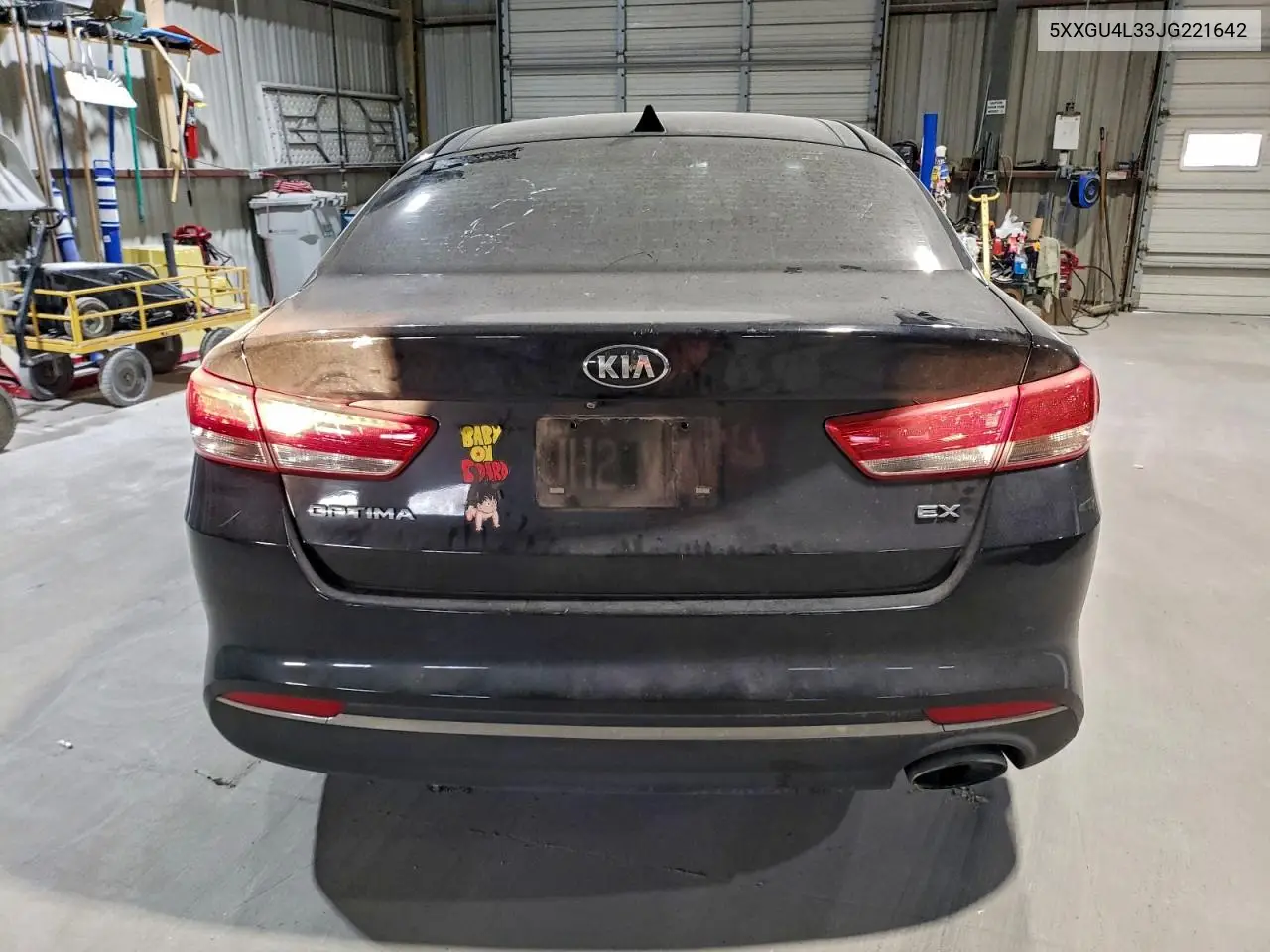 5XXGU4L33JG221642 2018 Kia Optima Ex