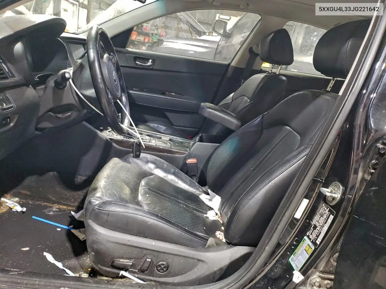 5XXGU4L33JG221642 2018 Kia Optima Ex