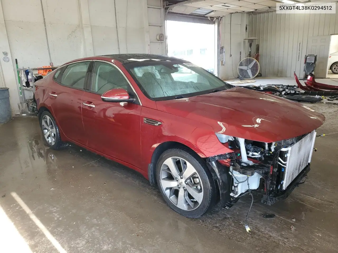 5XXGT4L38KG294512 2019 Kia Optima Lx