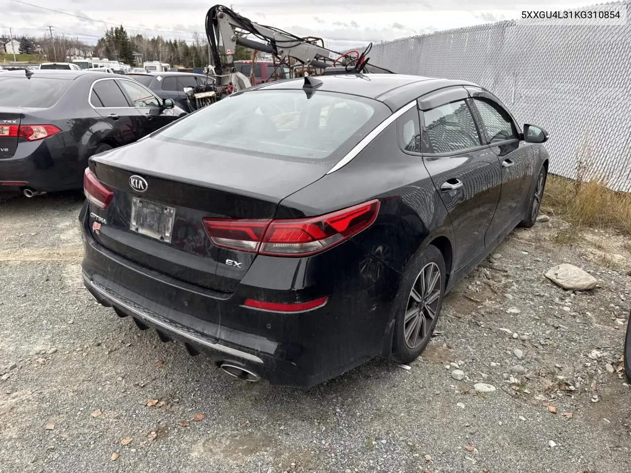 5XXGU4L31KG310854 2019 Kia Optima Ex