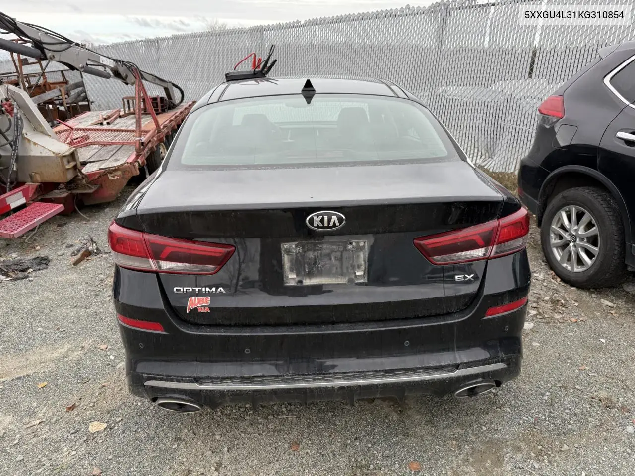 5XXGU4L31KG310854 2019 Kia Optima Ex