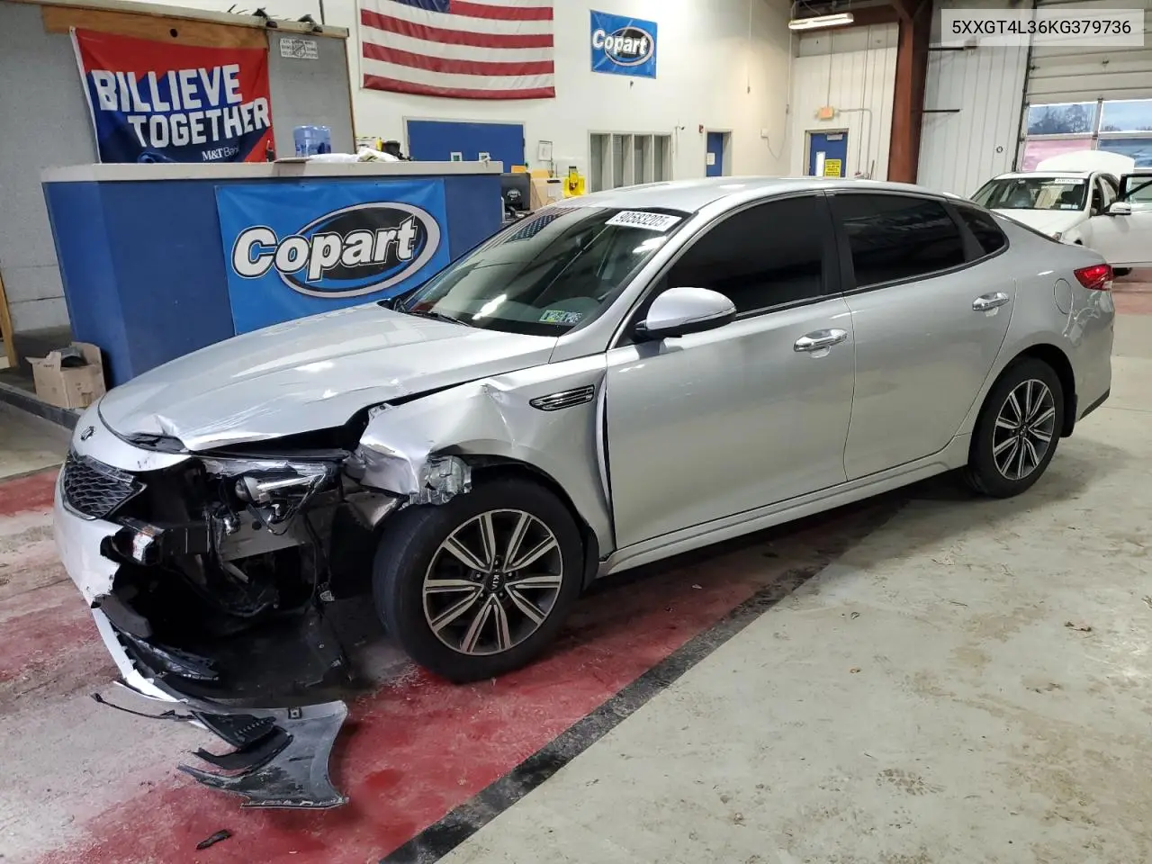 5XXGT4L36KG379736 2019 Kia Optima Lx