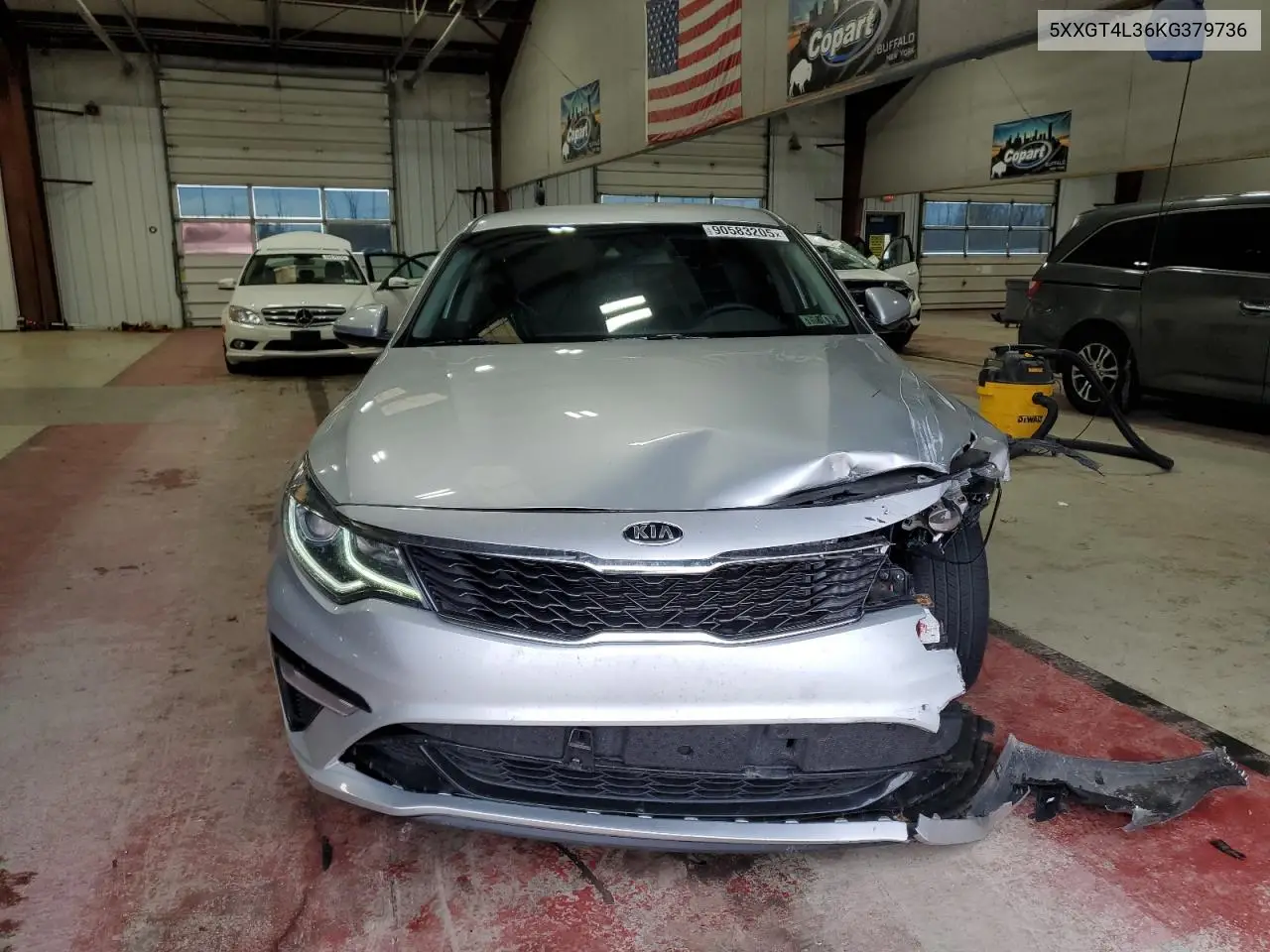 5XXGT4L36KG379736 2019 Kia Optima Lx