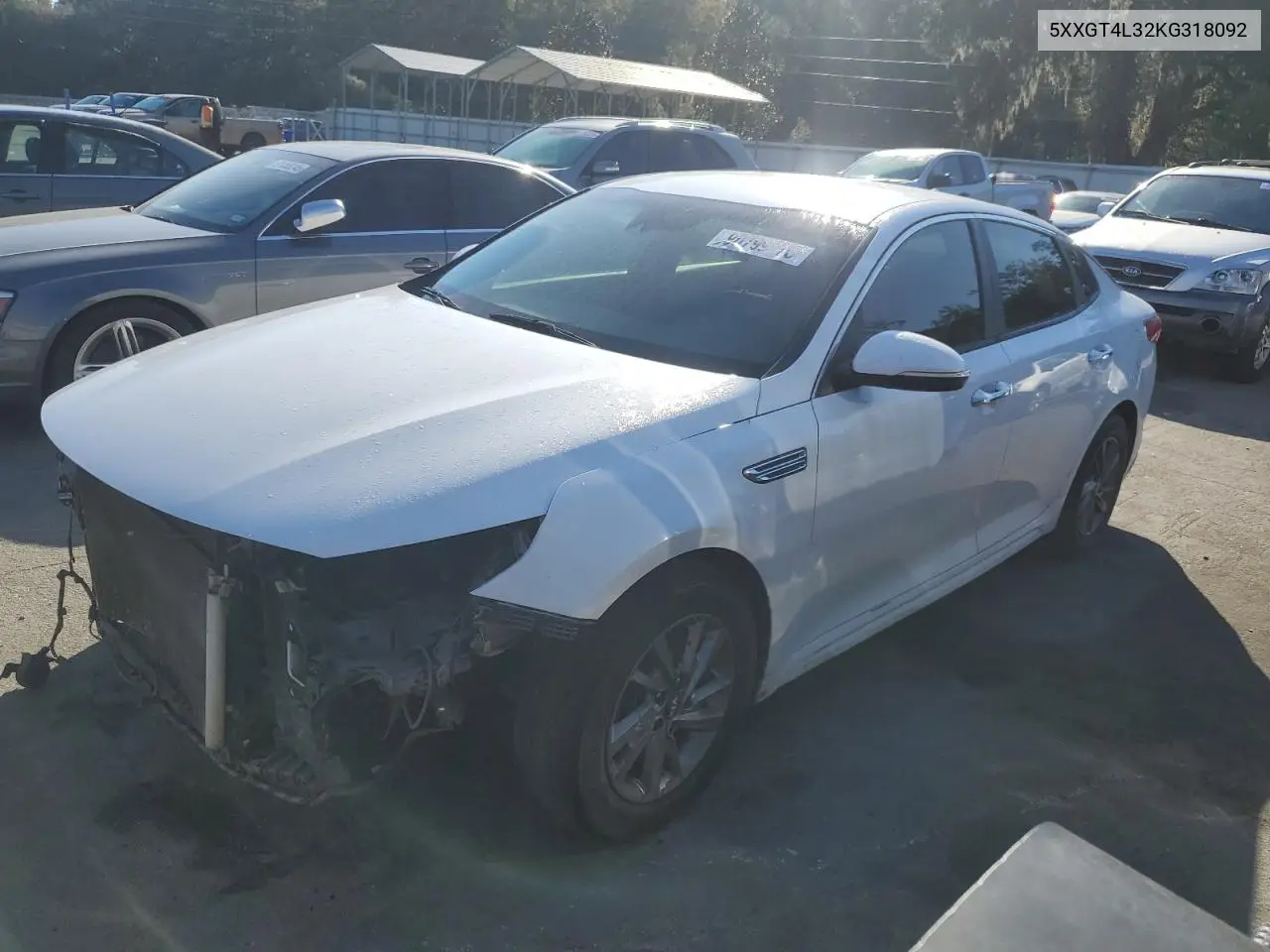5XXGT4L32KG318092 2019 Kia Optima Lx