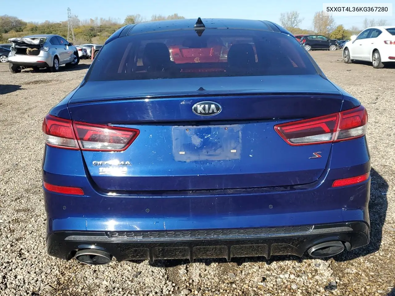 5XXGT4L36KG367280 2019 Kia Optima Lx