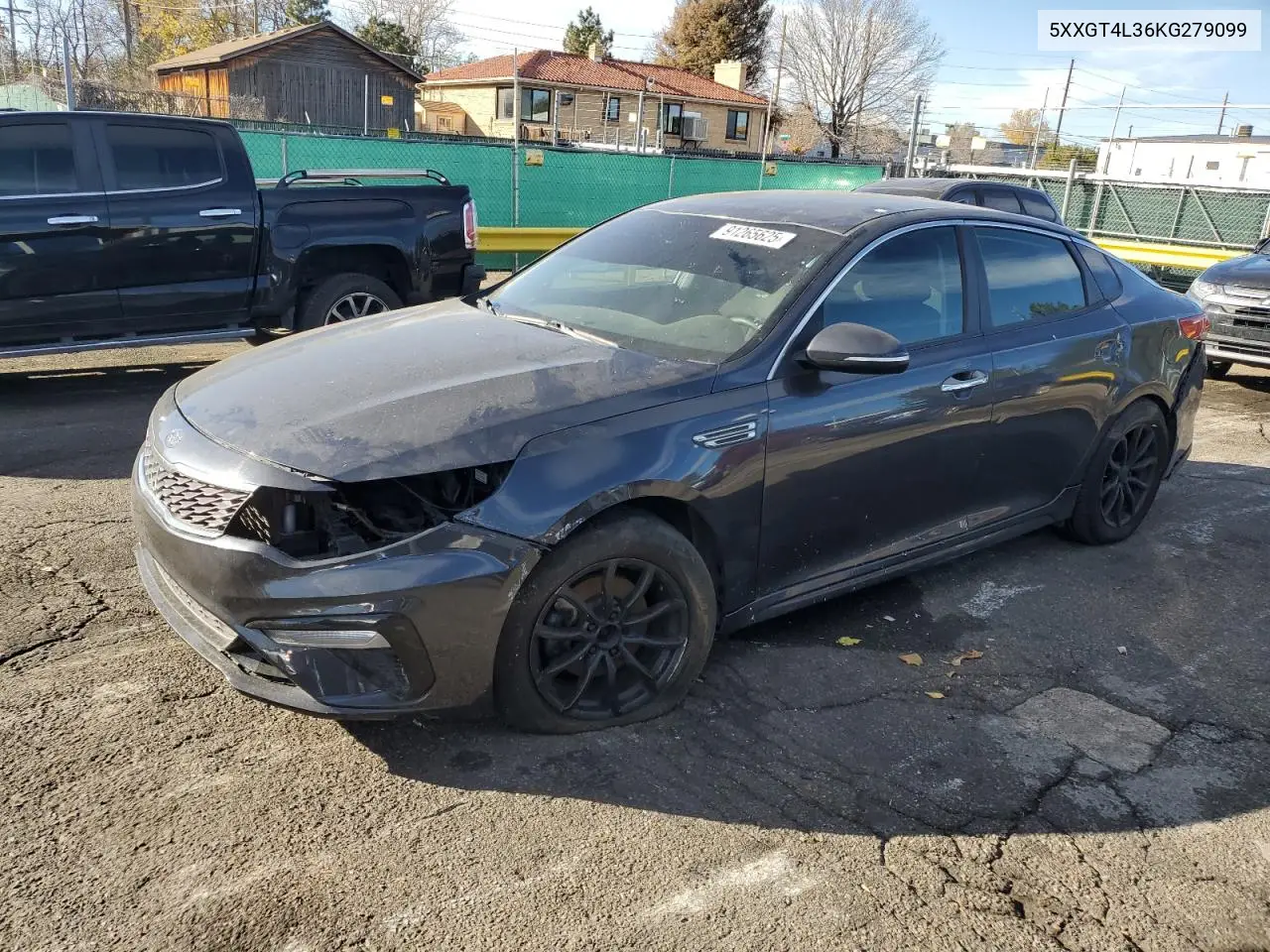5XXGT4L36KG279099 2019 Kia Optima Lx