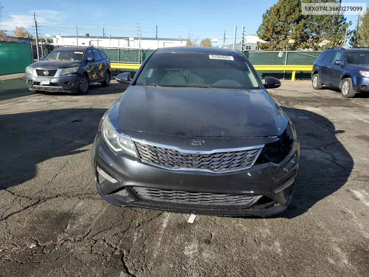 5XXGT4L36KG279099 2019 Kia Optima Lx