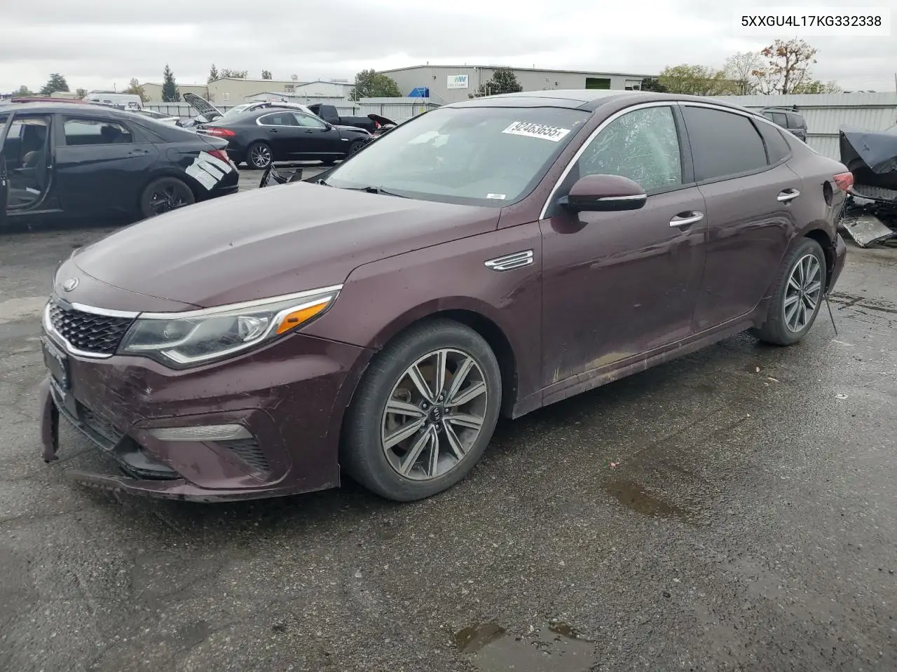 5XXGU4L17KG332338 2019 Kia Optima Ex