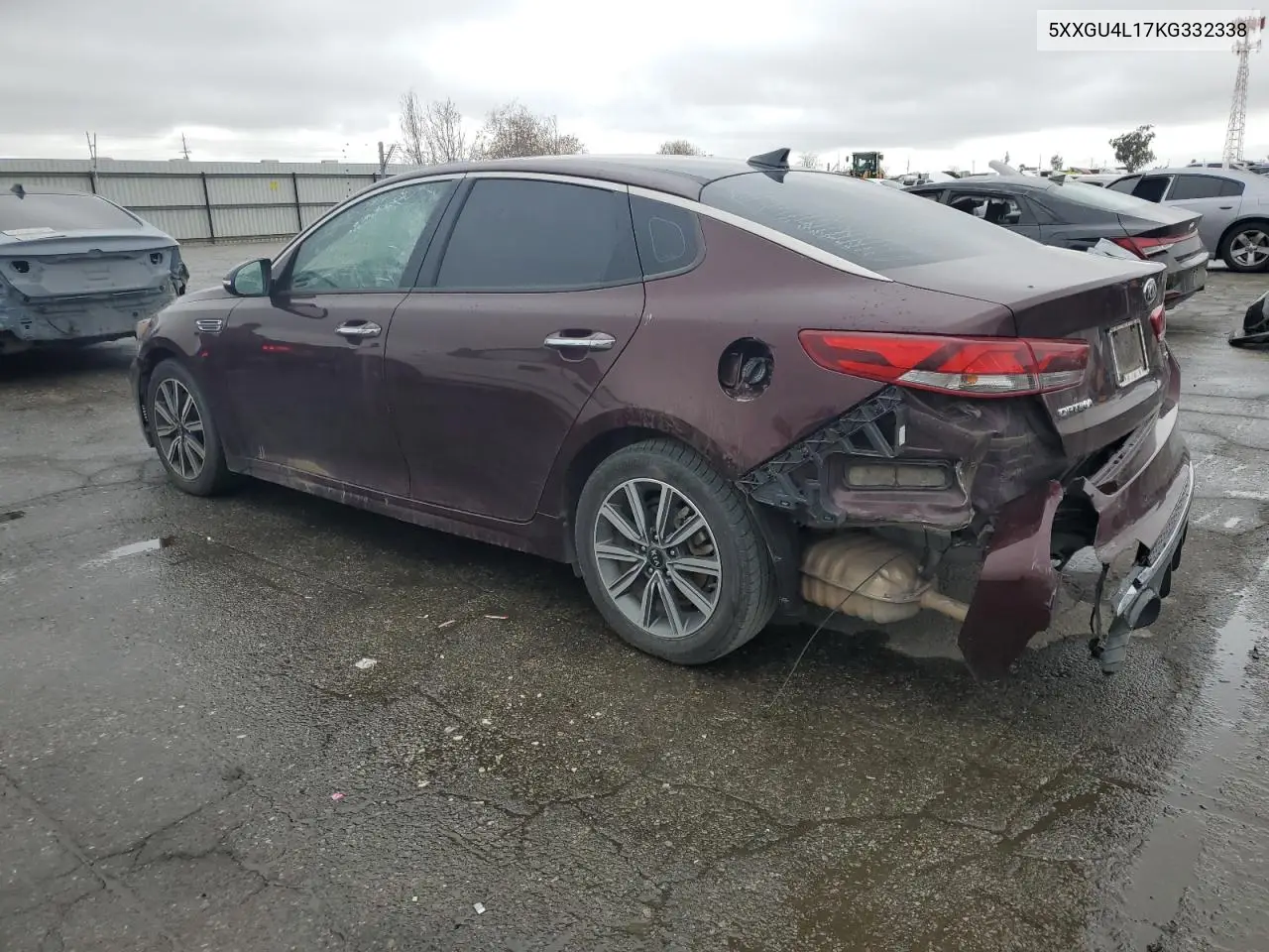 5XXGU4L17KG332338 2019 Kia Optima Ex