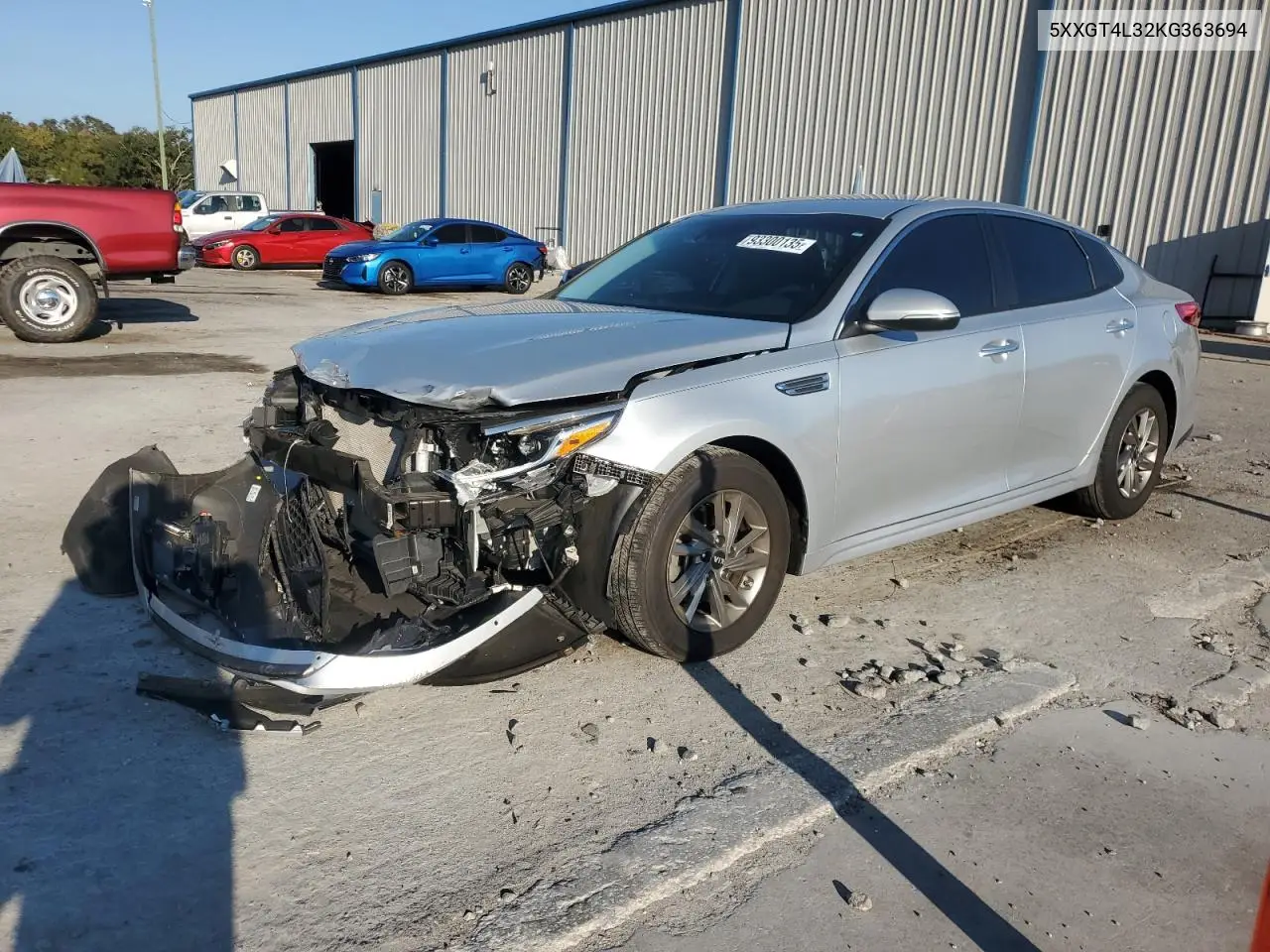 5XXGT4L32KG363694 2019 Kia Optima Lx