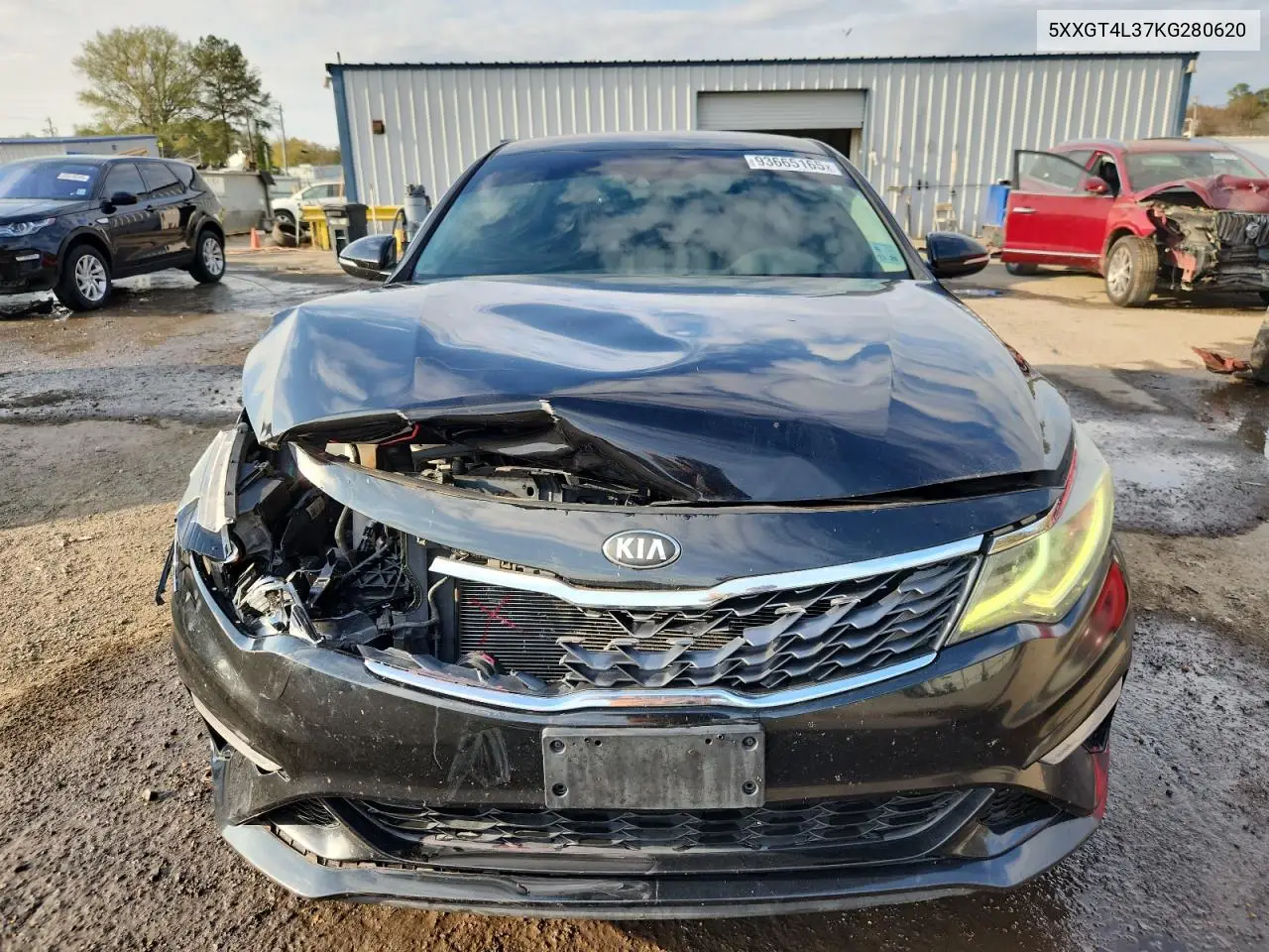 5XXGT4L37KG280620 2019 Kia Optima Lx