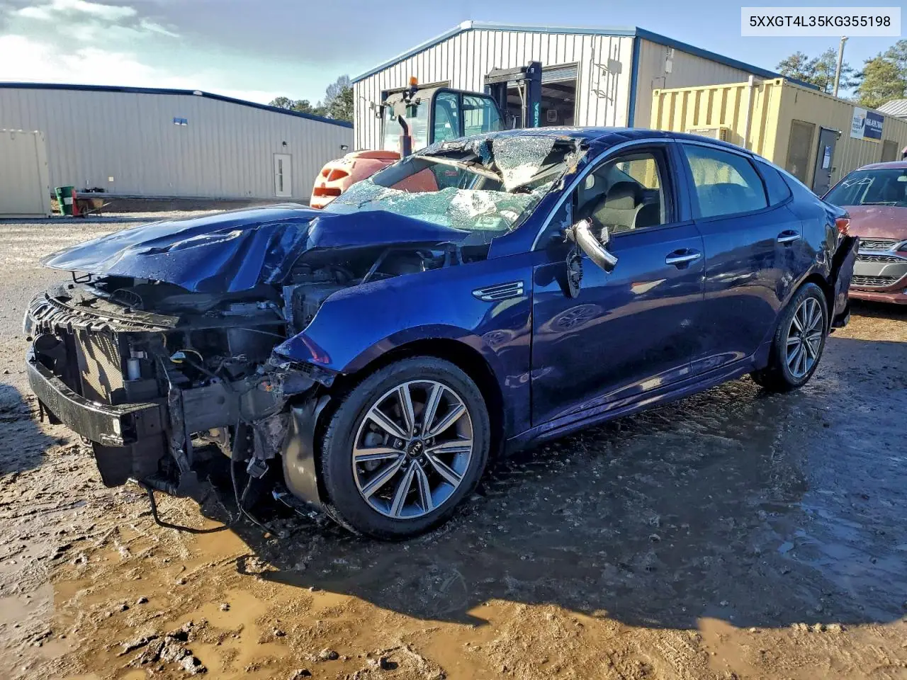 5XXGT4L35KG355198 2019 Kia Optima Lx