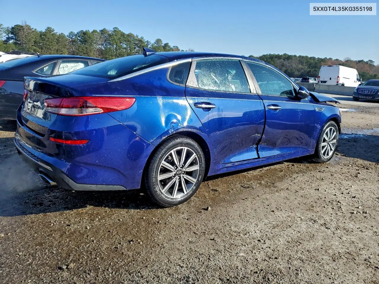 5XXGT4L35KG355198 2019 Kia Optima Lx