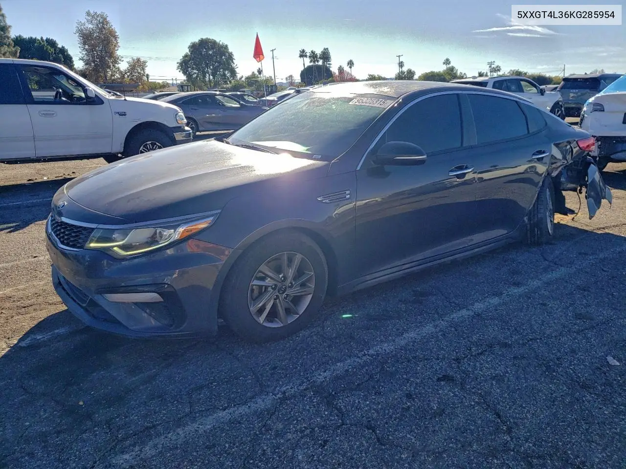 5XXGT4L36KG285954 2019 Kia Optima Lx