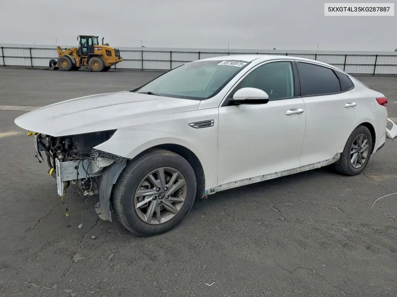 5XXGT4L35KG287887 2019 Kia Optima Lx