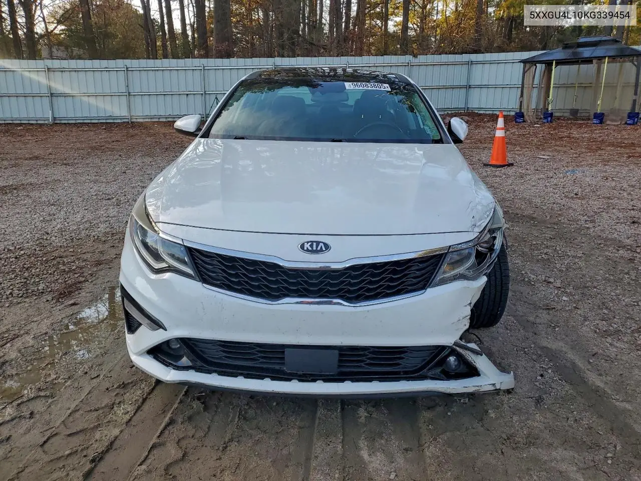 5XXGU4L10KG339454 2019 Kia Optima Ex