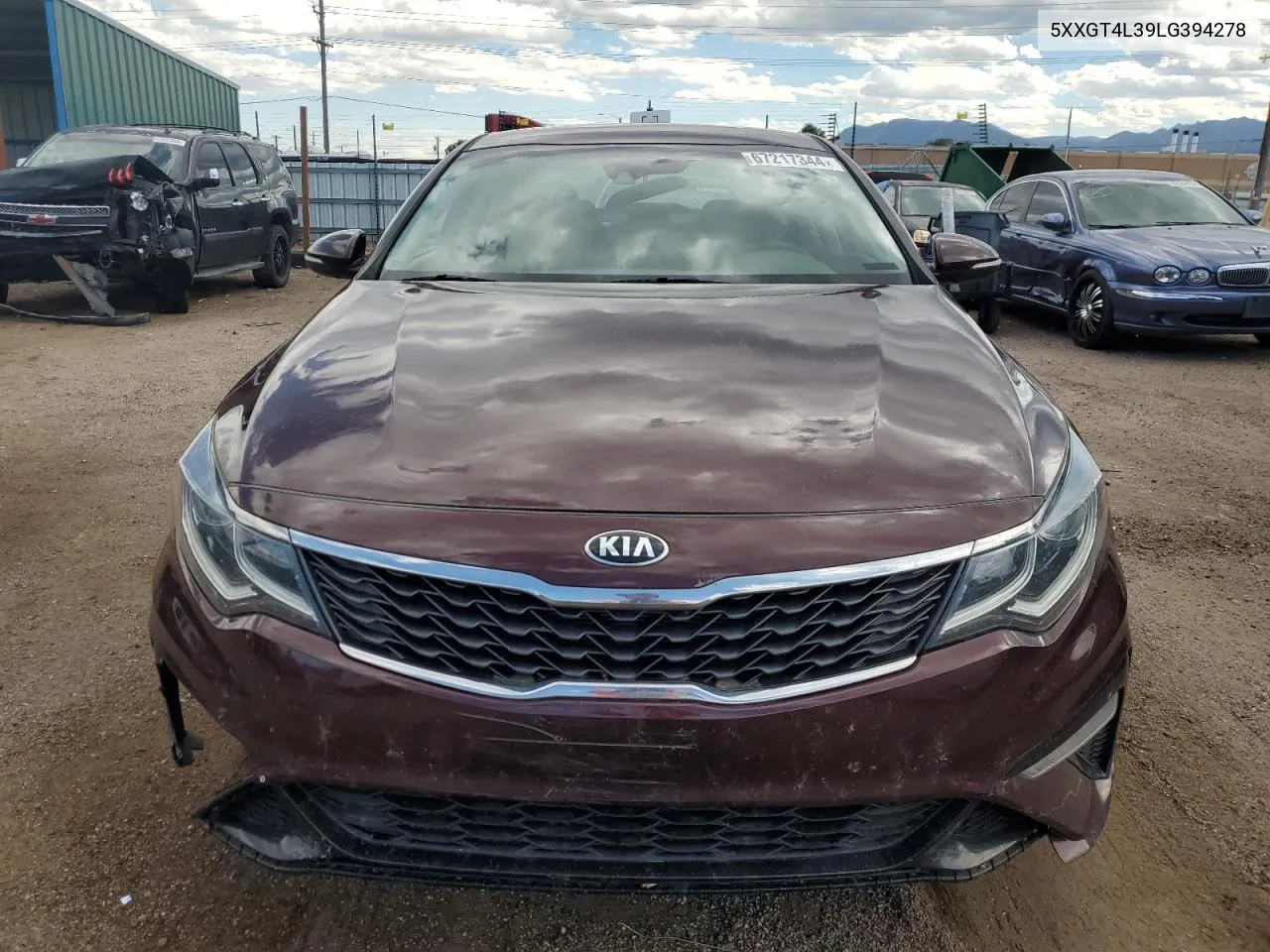 2020 Kia Optima Lx VIN: 5XXGT4L39LG394278 Lot: 67217344