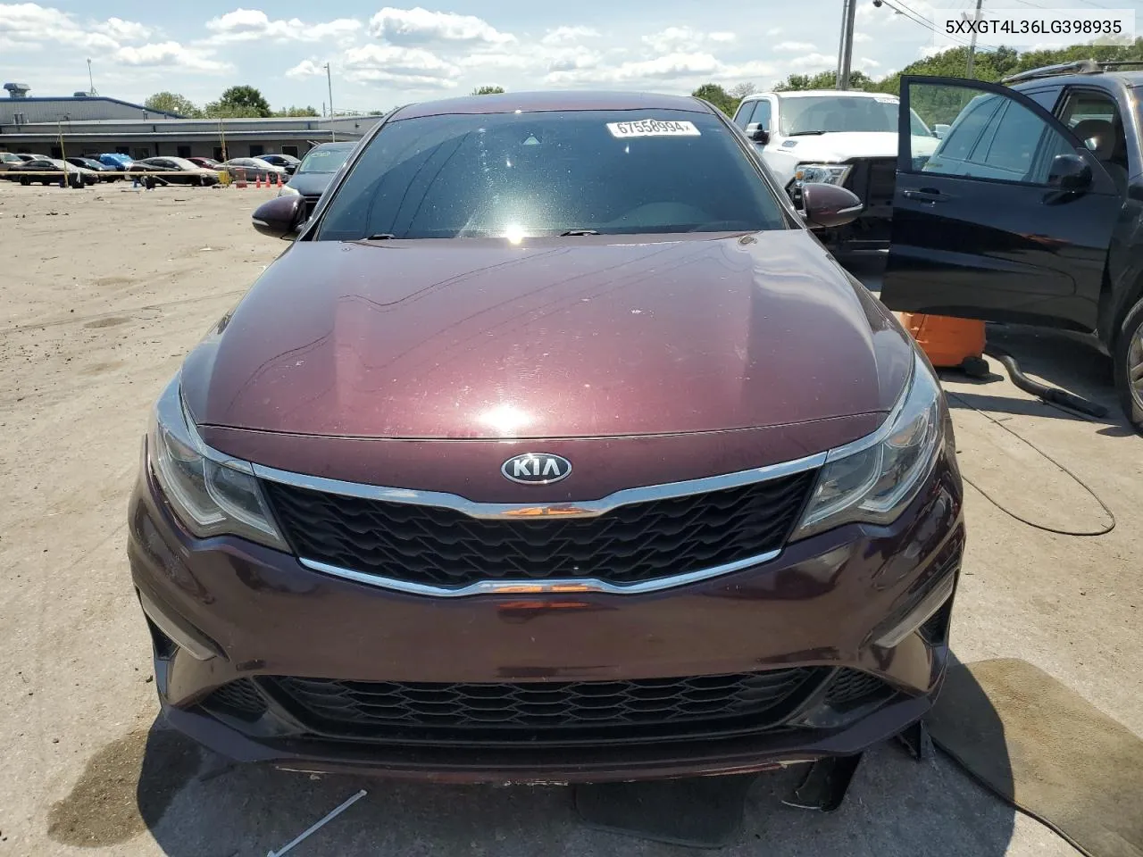 2020 Kia Optima Lx VIN: 5XXGT4L36LG398935 Lot: 67558994