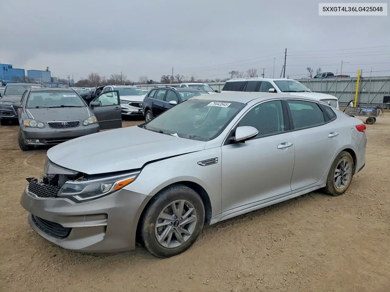 5XXGT4L36LG425048 2020 Kia Optima Lx