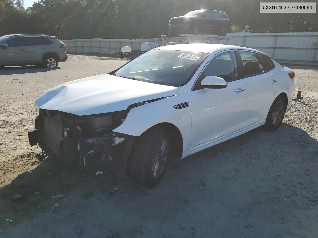 5XXGT4L37LG430064 2020 Kia Optima Lx