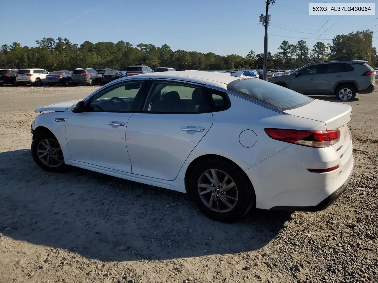 5XXGT4L37LG430064 2020 Kia Optima Lx