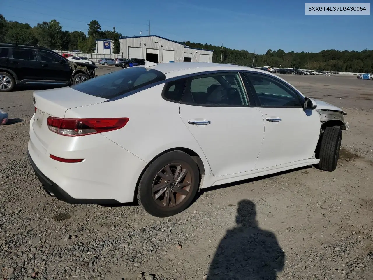5XXGT4L37LG430064 2020 Kia Optima Lx
