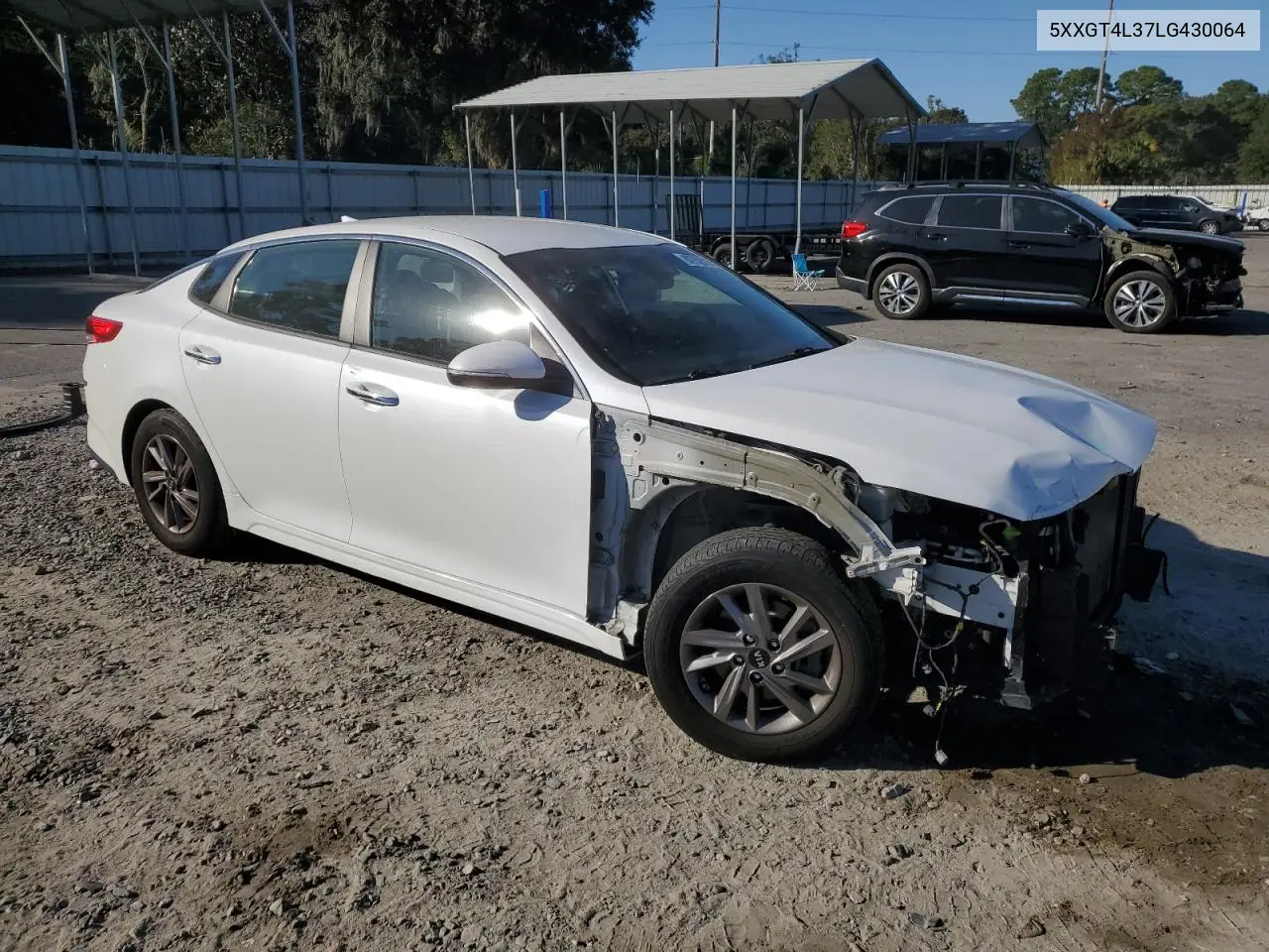 5XXGT4L37LG430064 2020 Kia Optima Lx