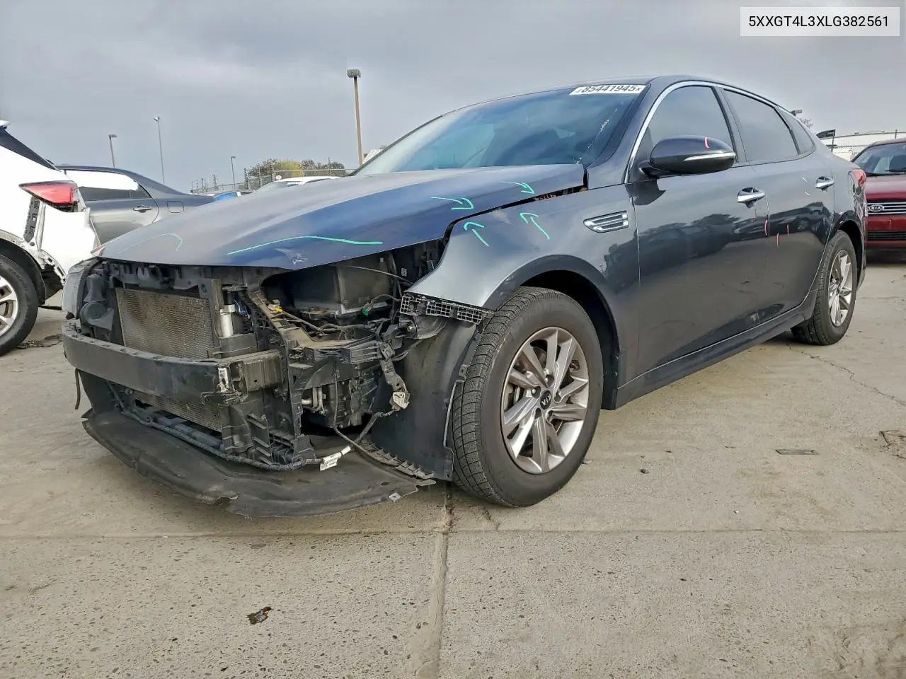 5XXGT4L3XLG382561 2020 Kia Optima Lx