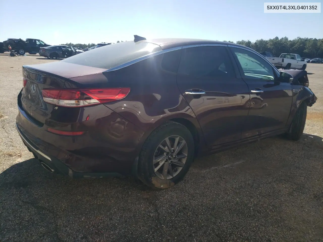 5XXGT4L3XLG401352 2020 Kia Optima Lx