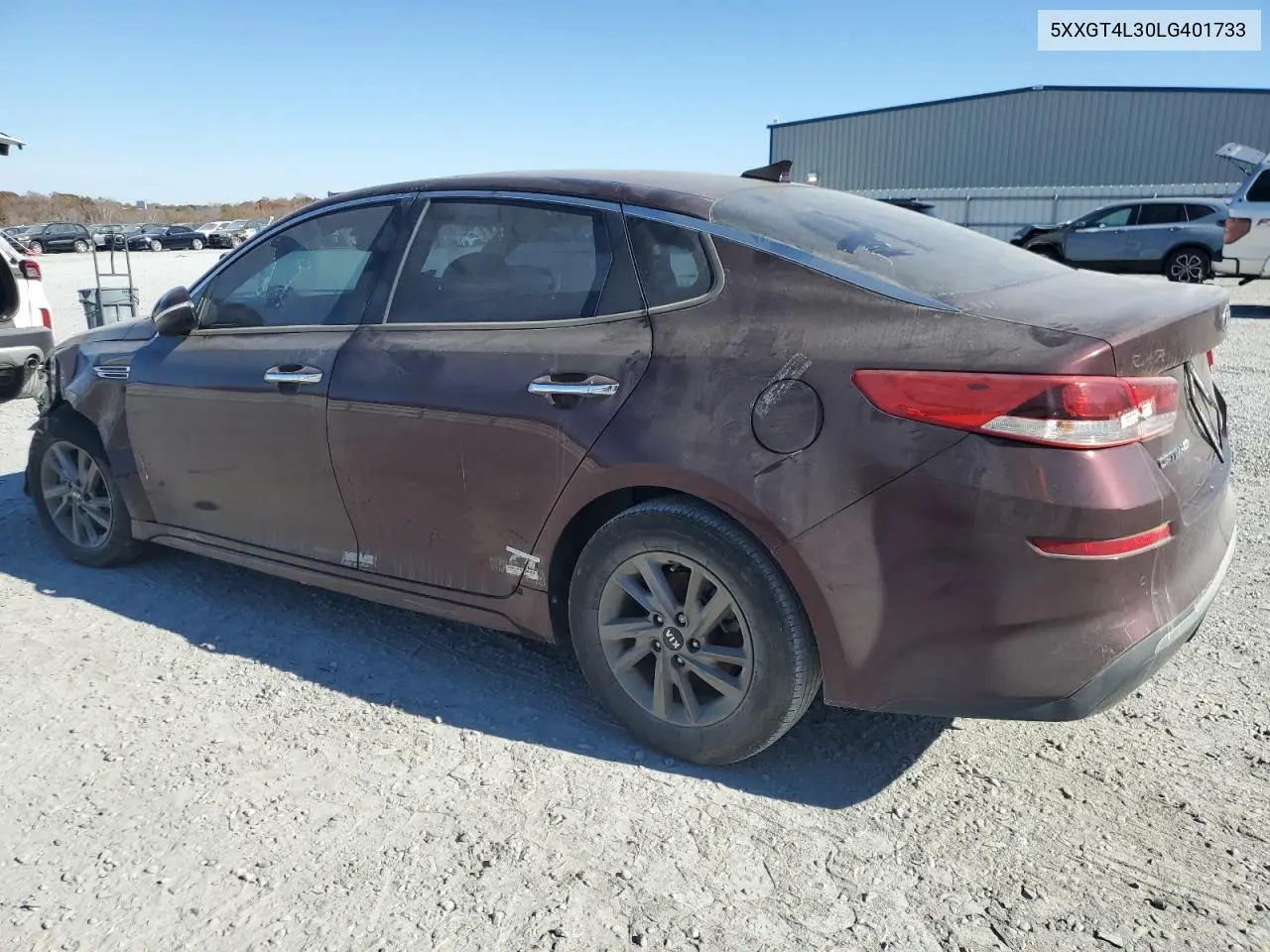 5XXGT4L30LG401733 2020 Kia Optima Lx
