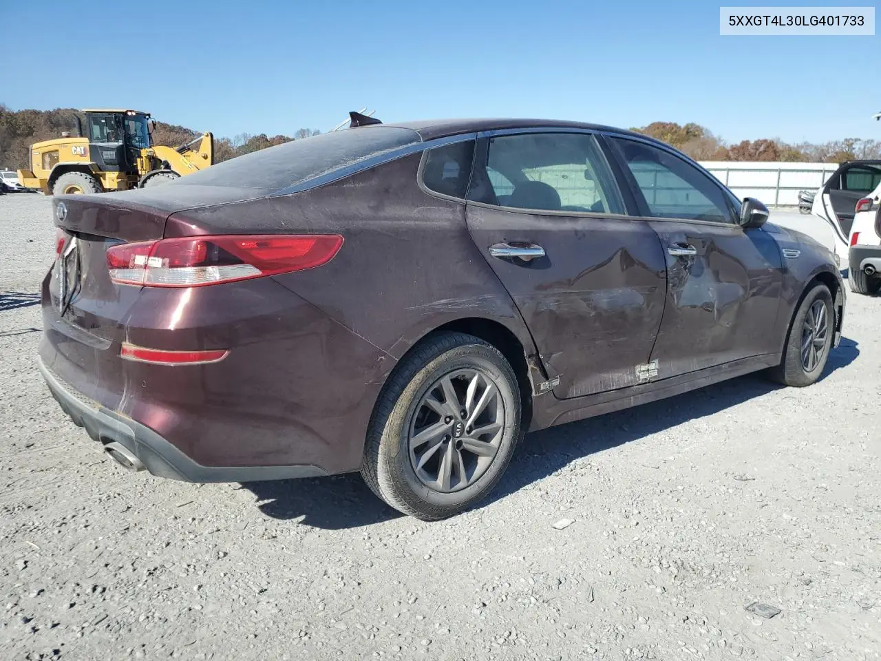 5XXGT4L30LG401733 2020 Kia Optima Lx