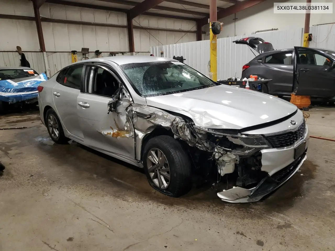 5XXGT4L38LG381134 2020 Kia Optima Lx