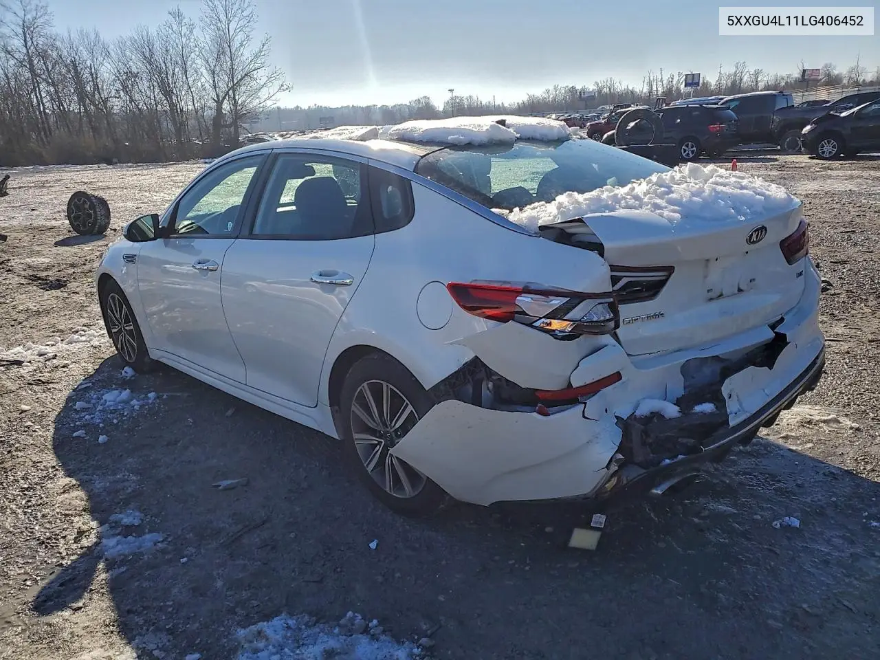 5XXGU4L11LG406452 2020 Kia Optima Ex