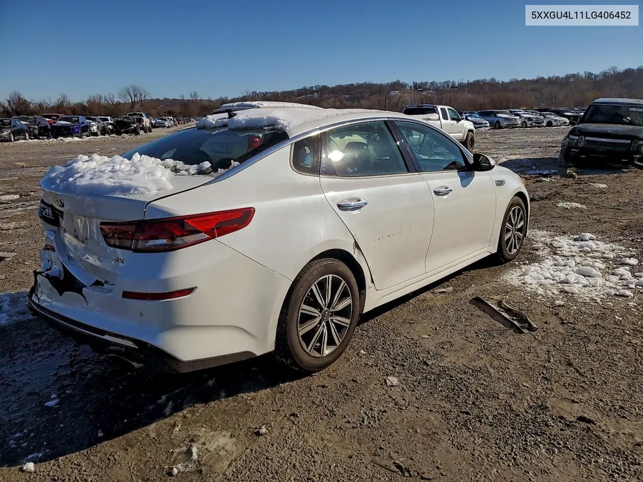 5XXGU4L11LG406452 2020 Kia Optima Ex