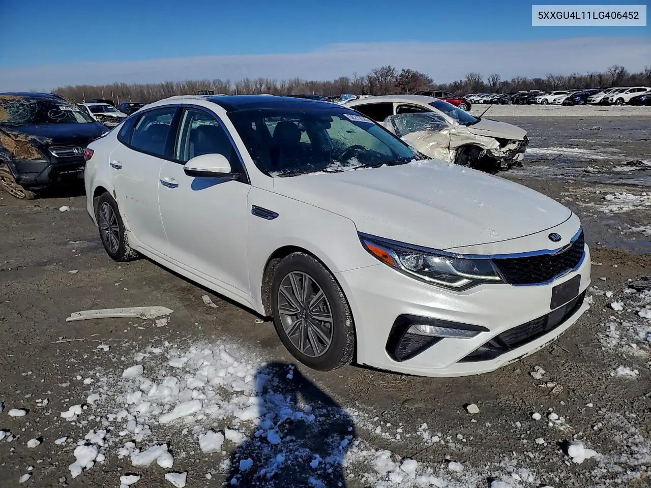 5XXGU4L11LG406452 2020 Kia Optima Ex
