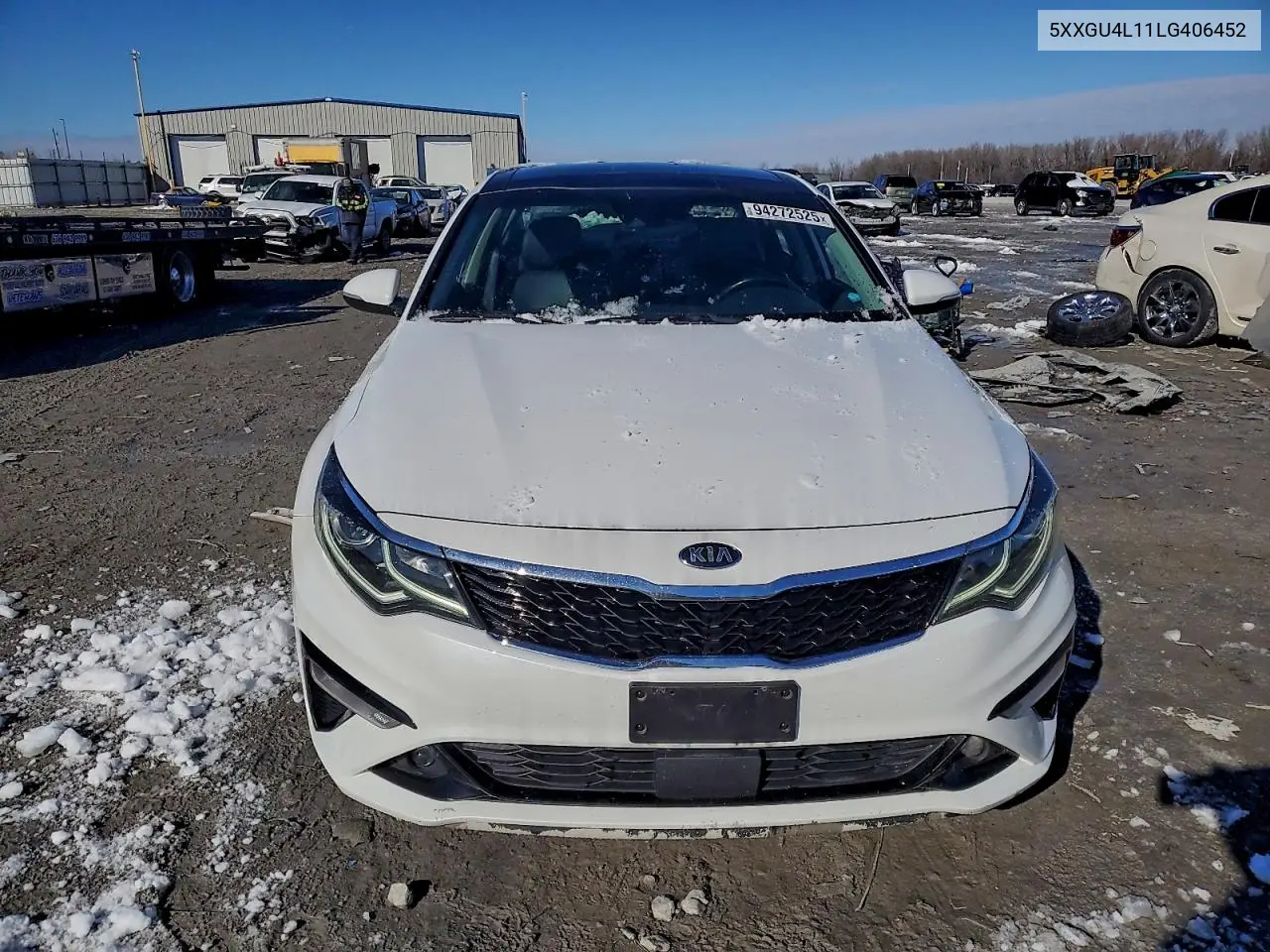 5XXGU4L11LG406452 2020 Kia Optima Ex