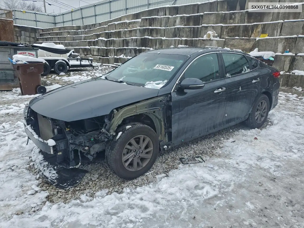 5XXGT4L36LG398868 2020 Kia Optima Lx