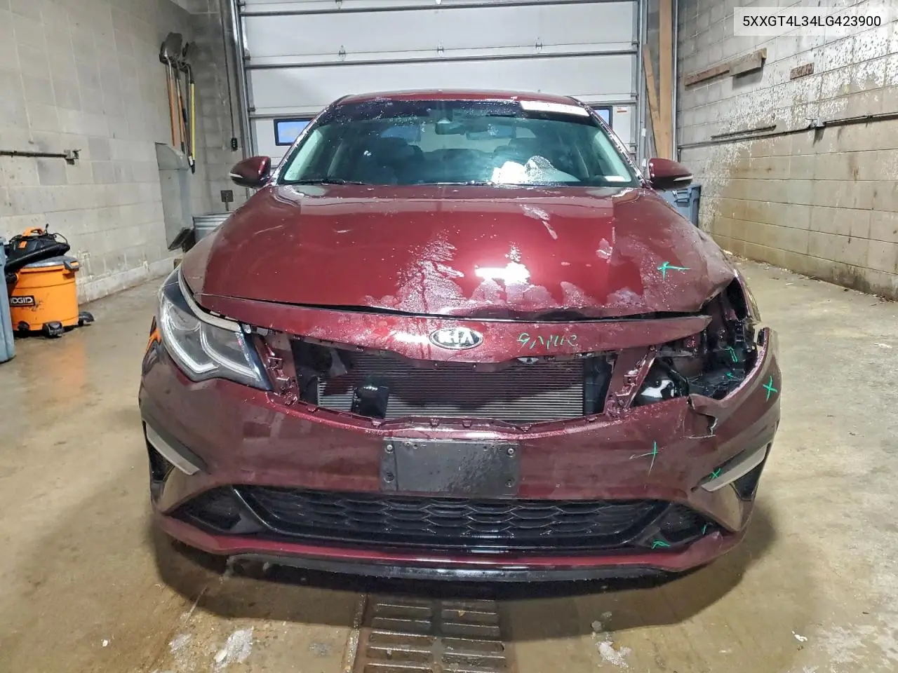 5XXGT4L34LG423900 2020 Kia Optima Lx