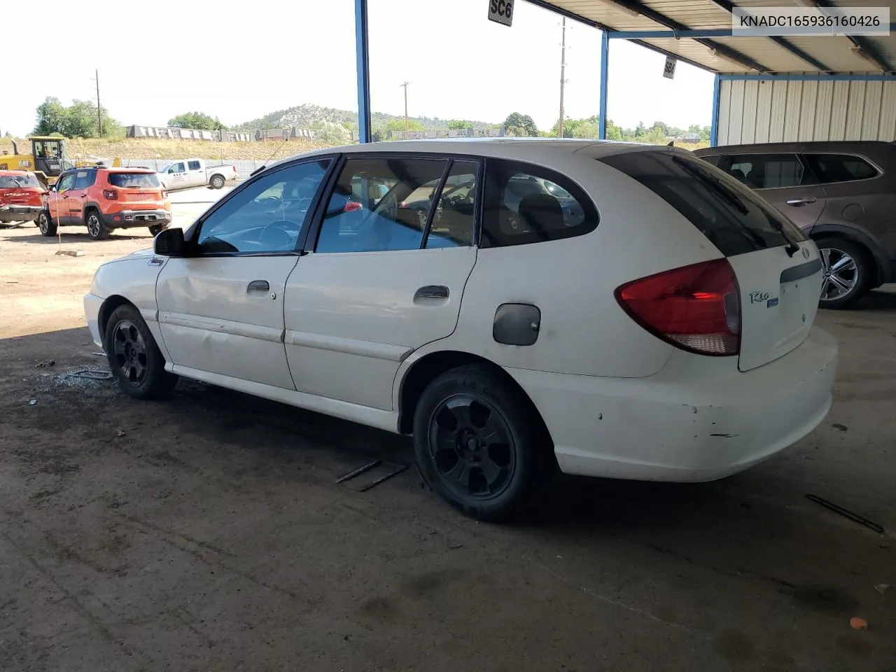 KNADC165936160426 2003 Kia Rio Cinco